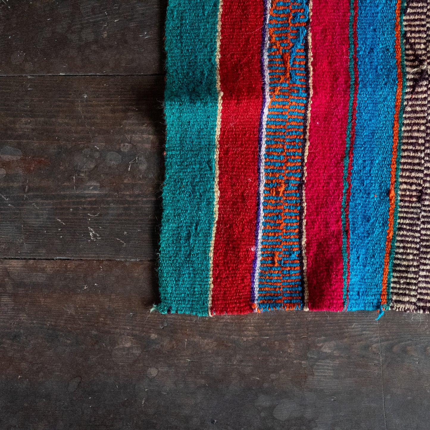 复古蝠鲼布|手工编织布