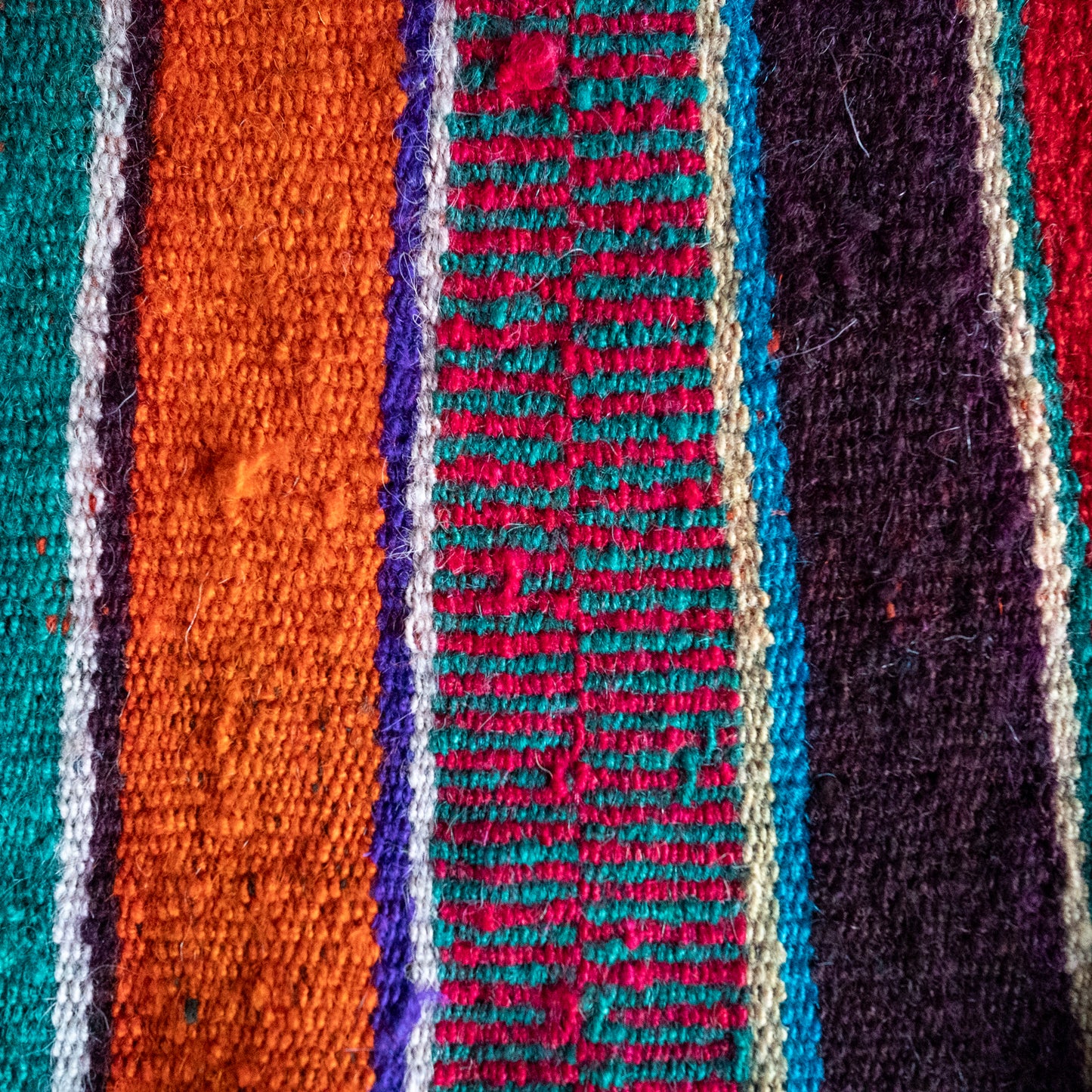 复古蝠鲼布|手工编织布