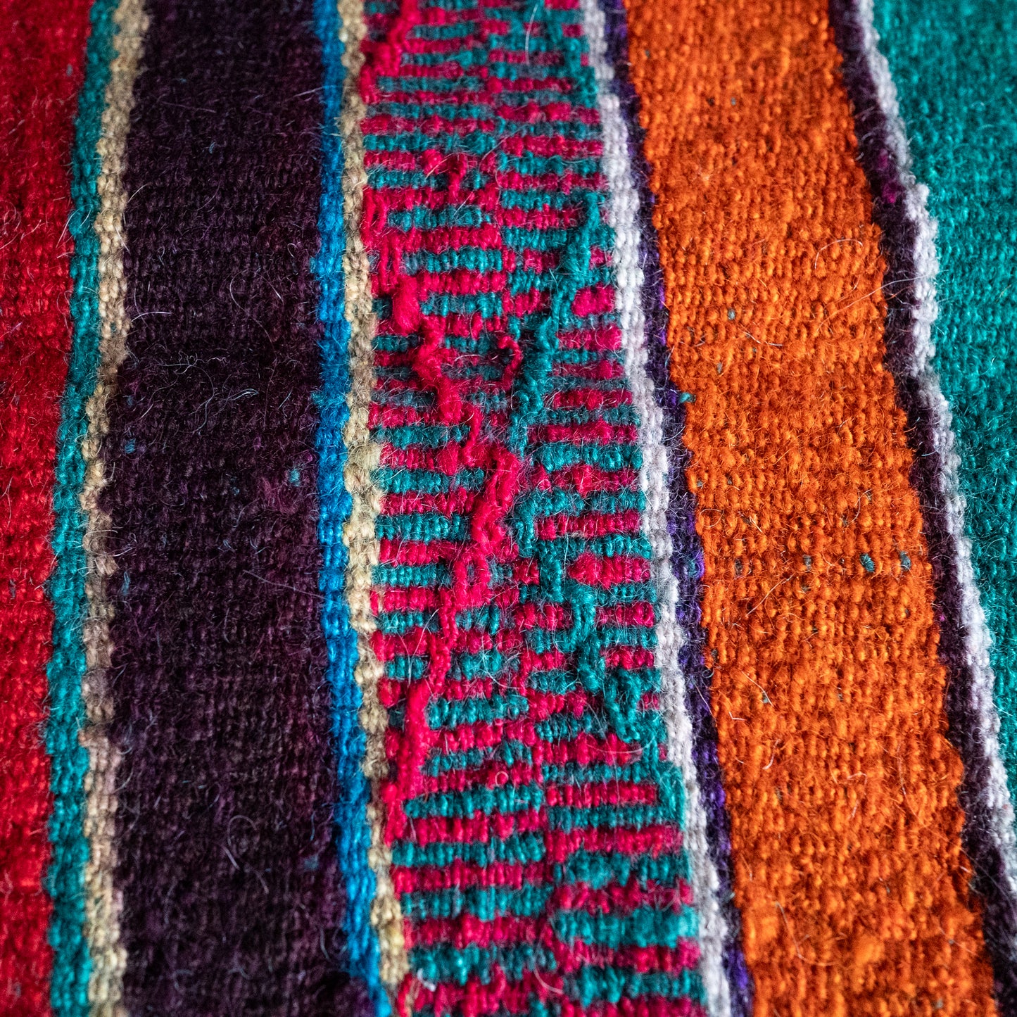 复古蝠鲼布|手工编织布