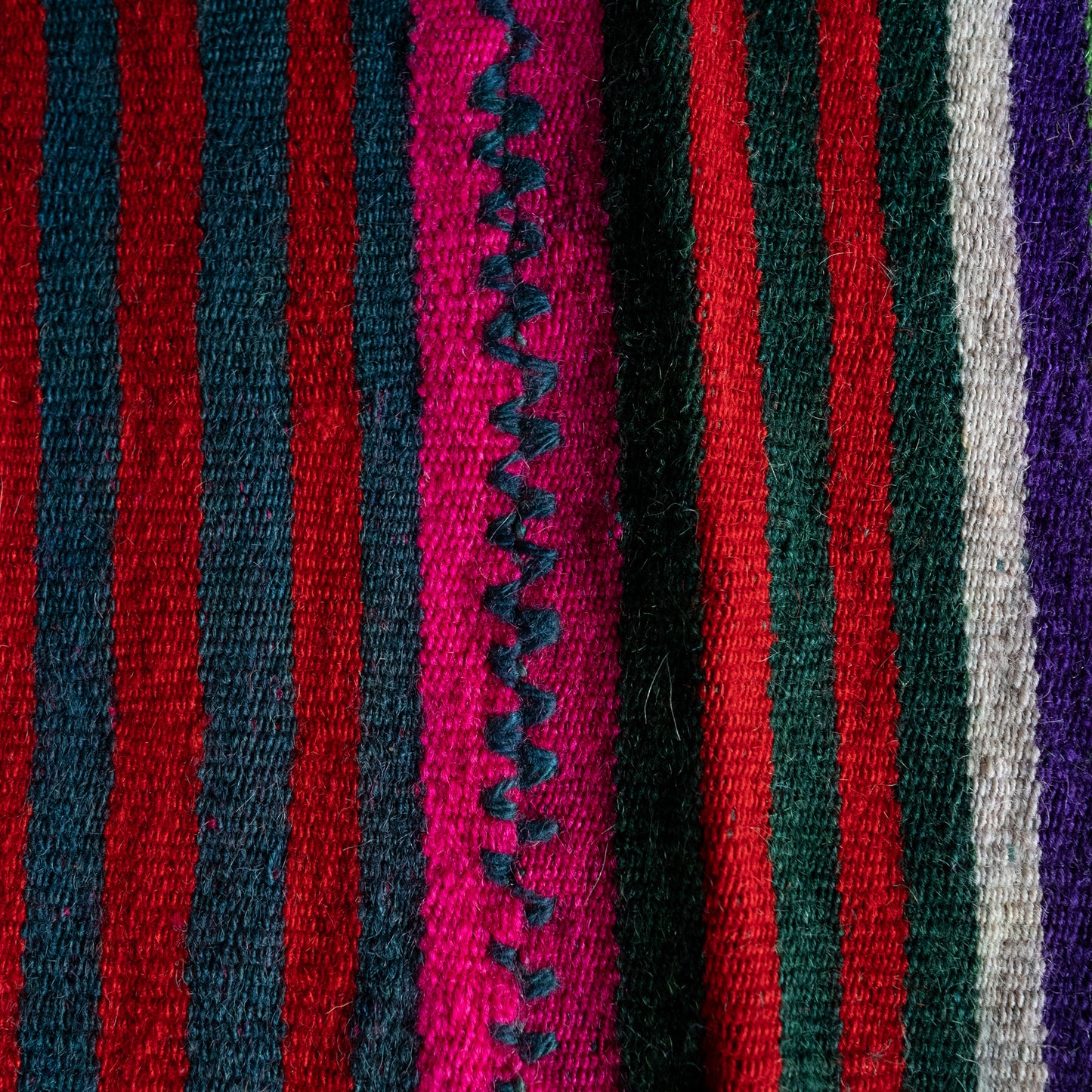 复古蝠鲼布|手工编织布