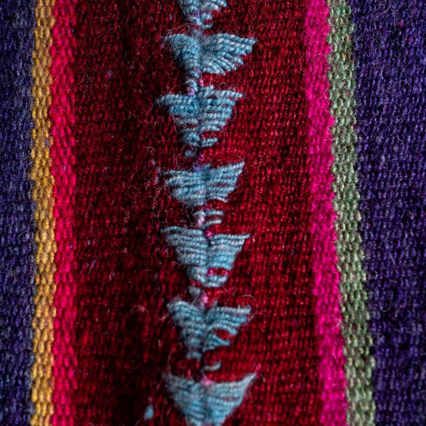 复古蝠鲼布|手工编织布