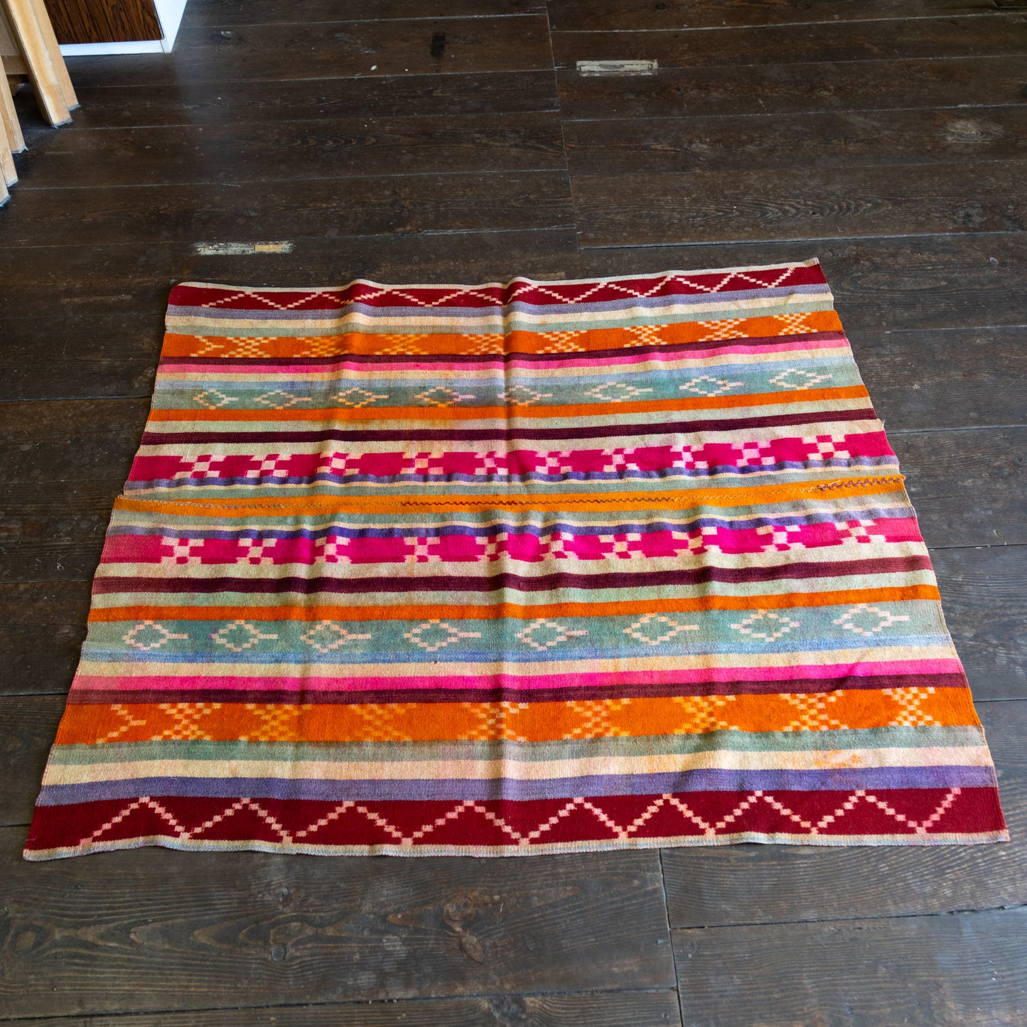 复古蝠鲼布|手工编织布