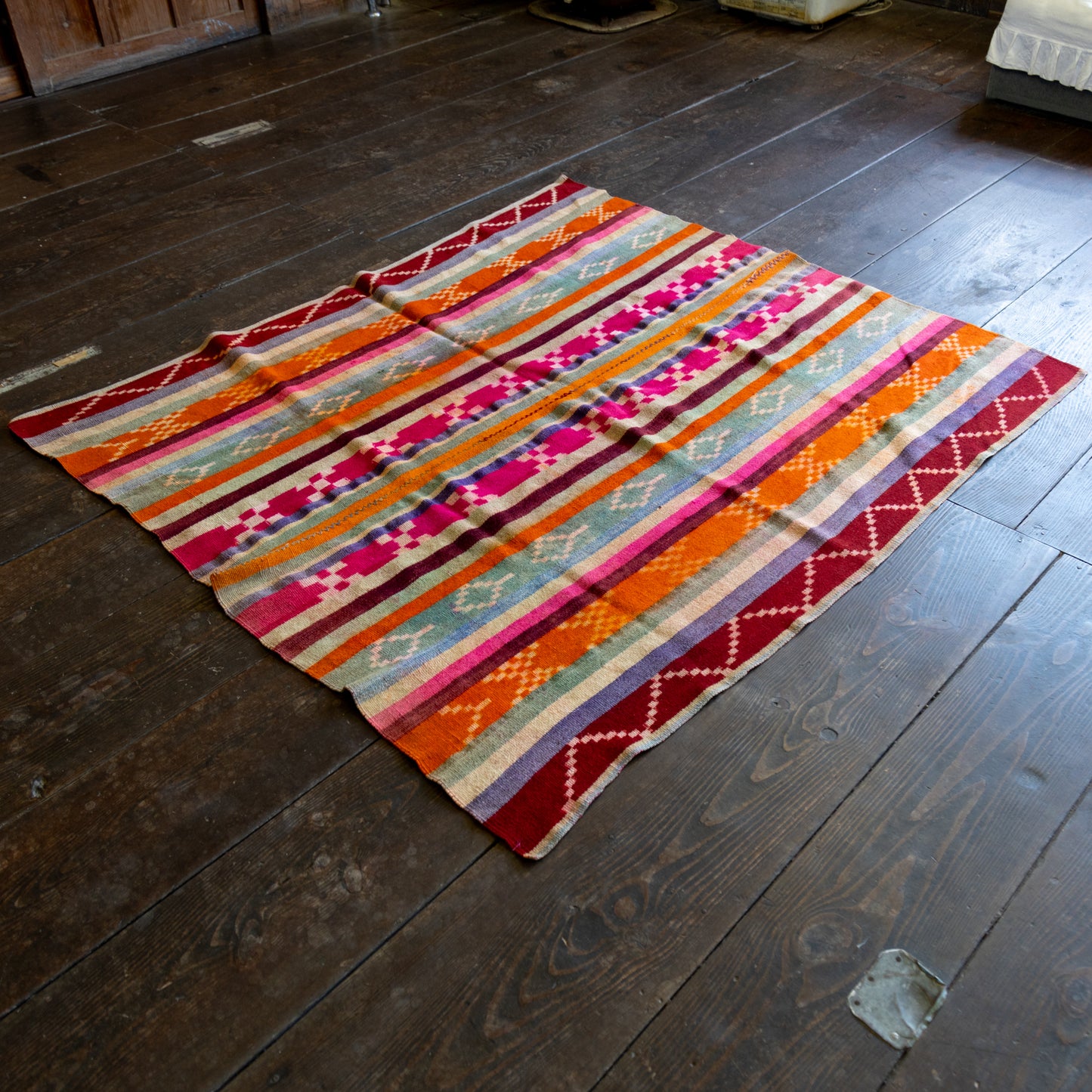 复古蝠鲼布|手工编织布