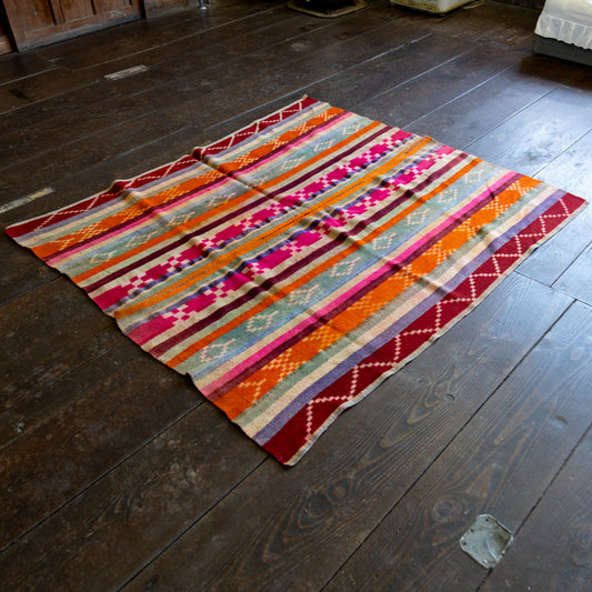 复古蝠鲼布|手工编织布