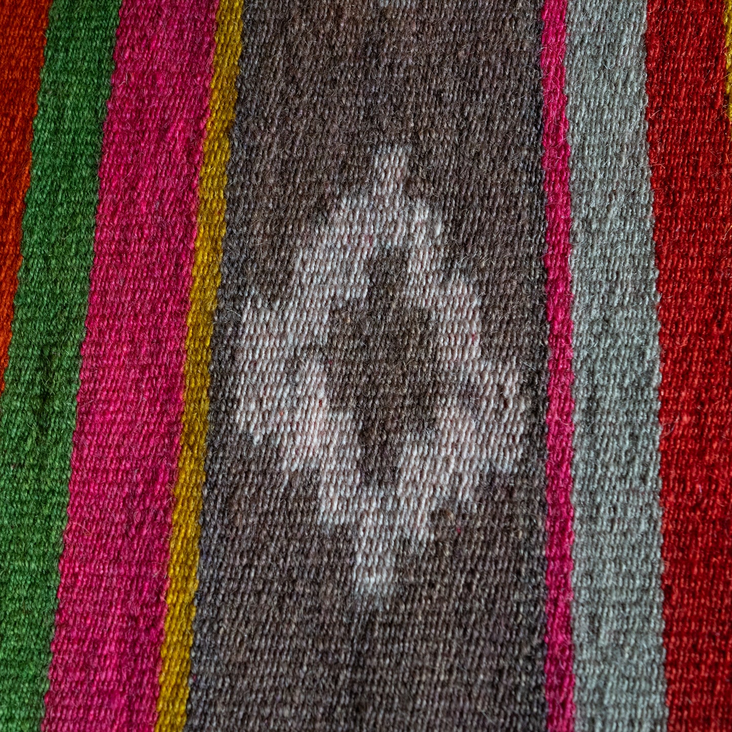 复古蝠鲼布|手工编织布