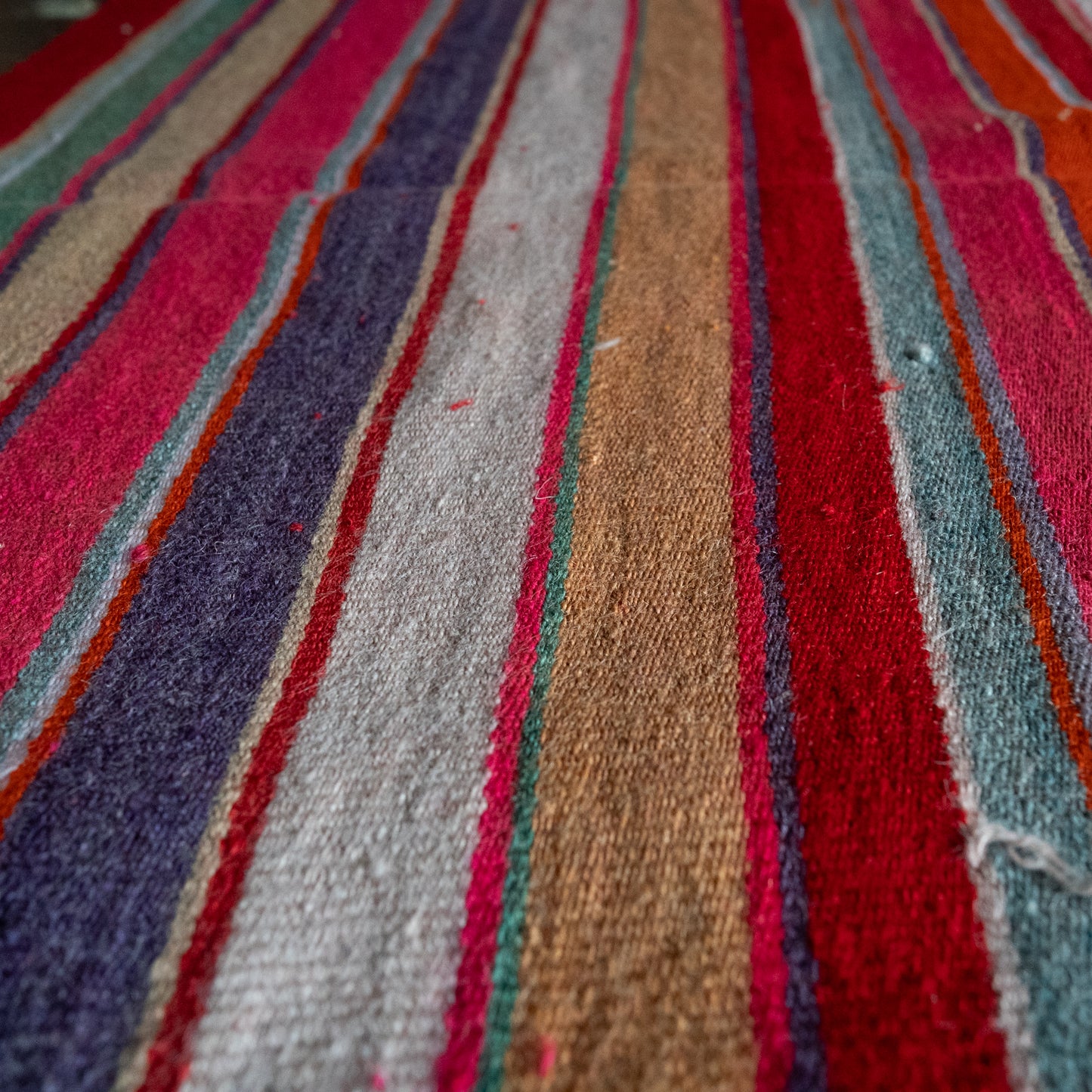 复古蝠鲼布|手工编织布