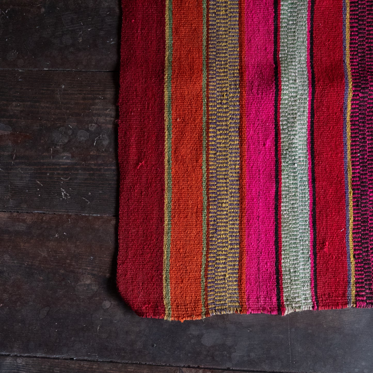 复古蝠鲼布|手工编织布