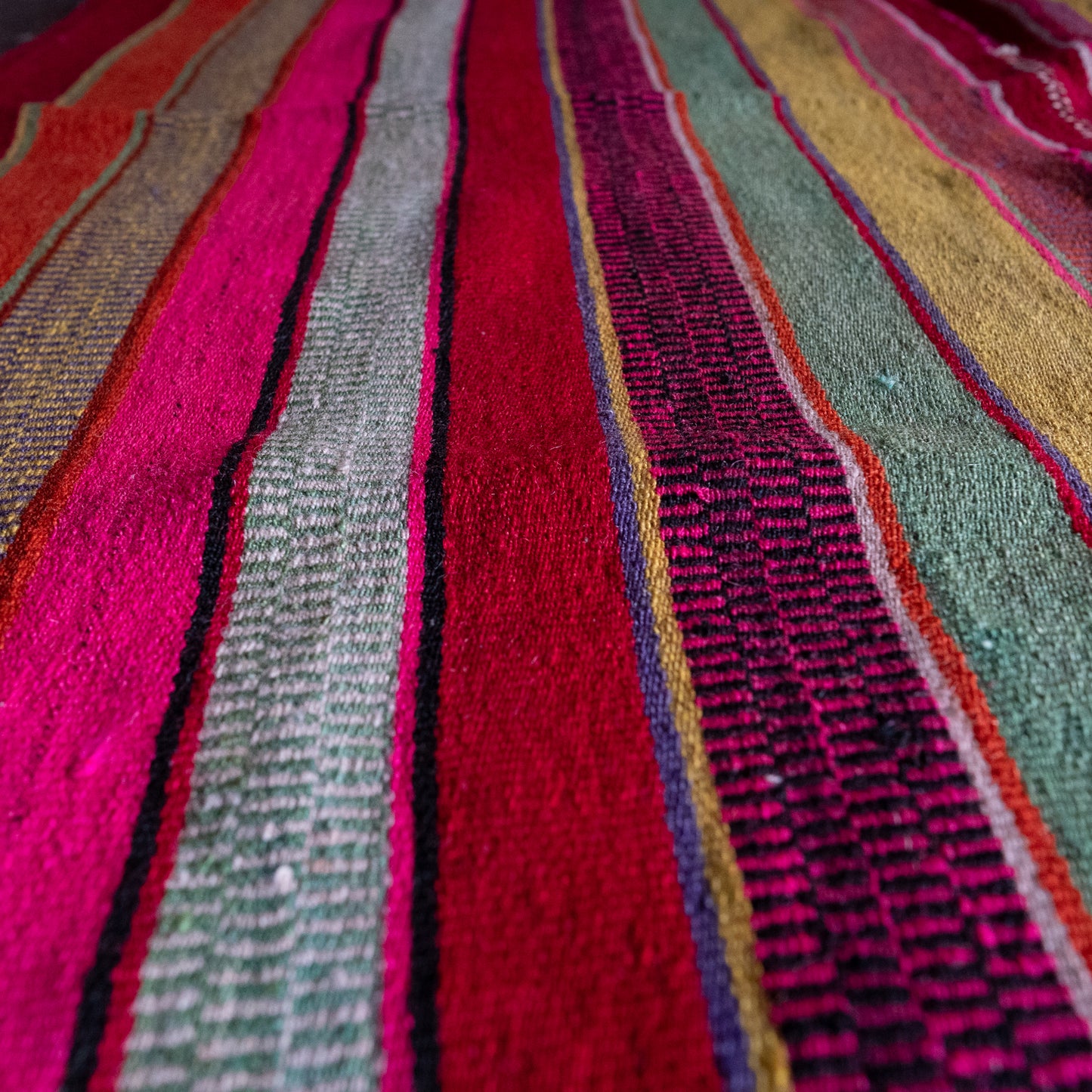 复古蝠鲼布|手工编织布