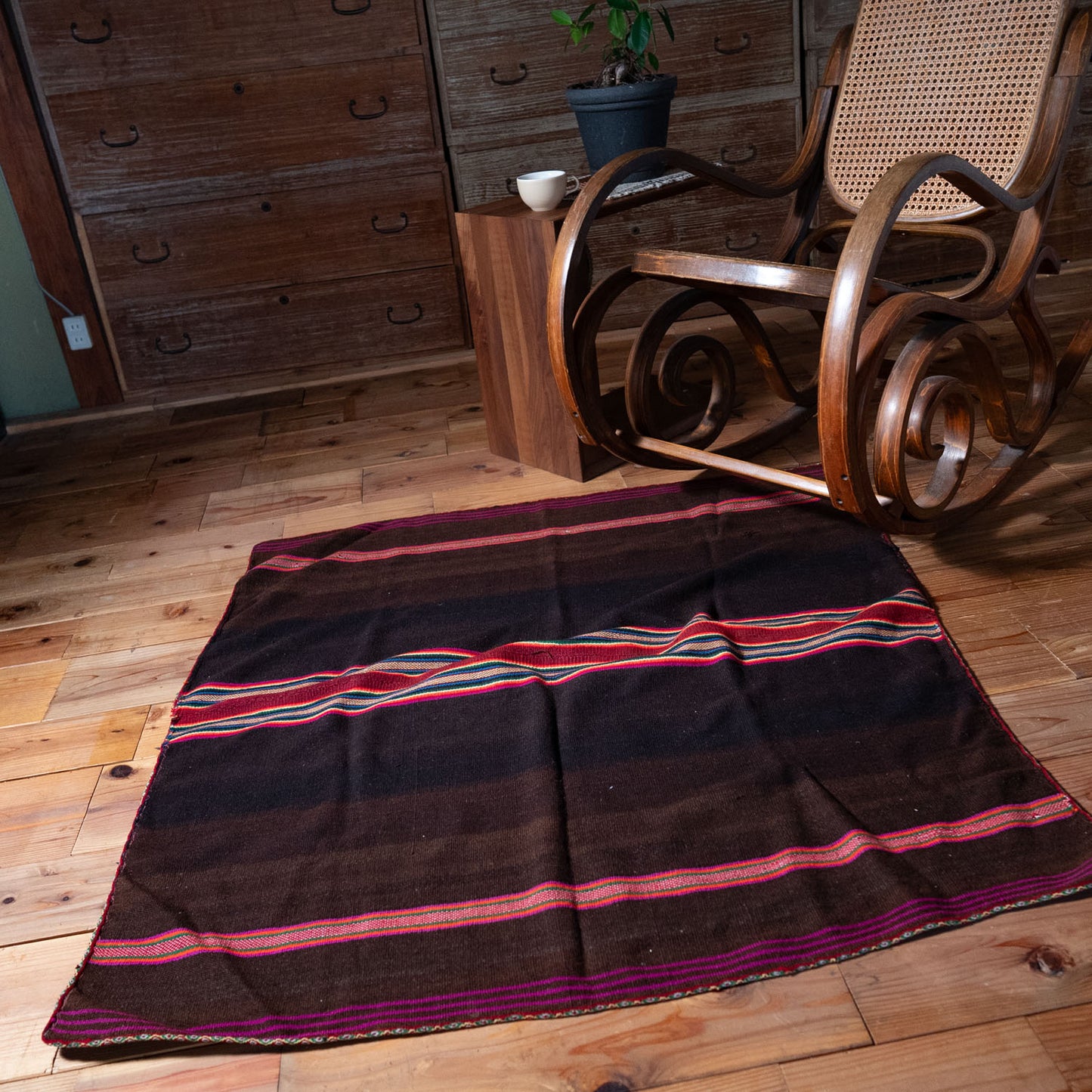 复古蝠鲼布|手工编织布