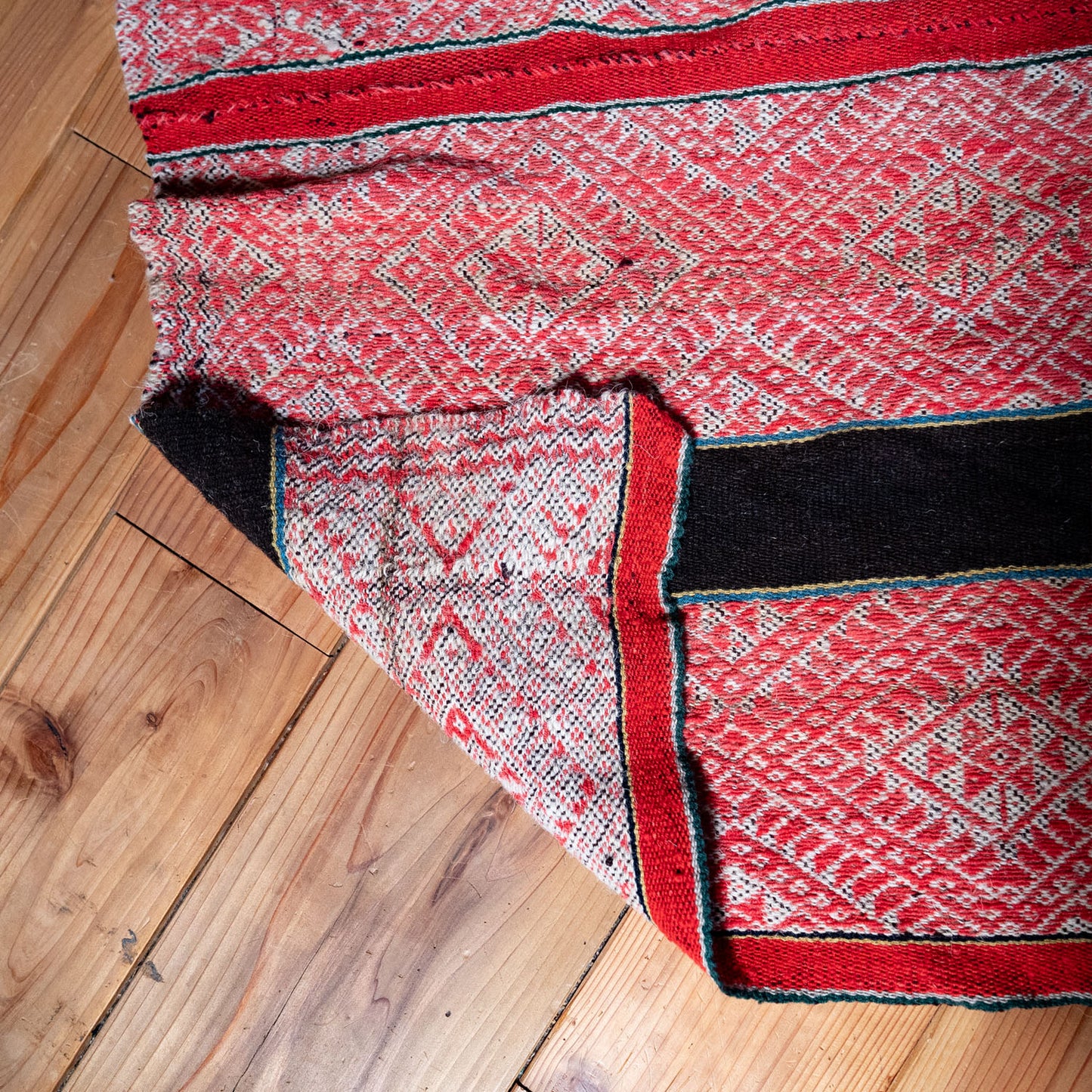 复古蝠鲼布|手工编织布