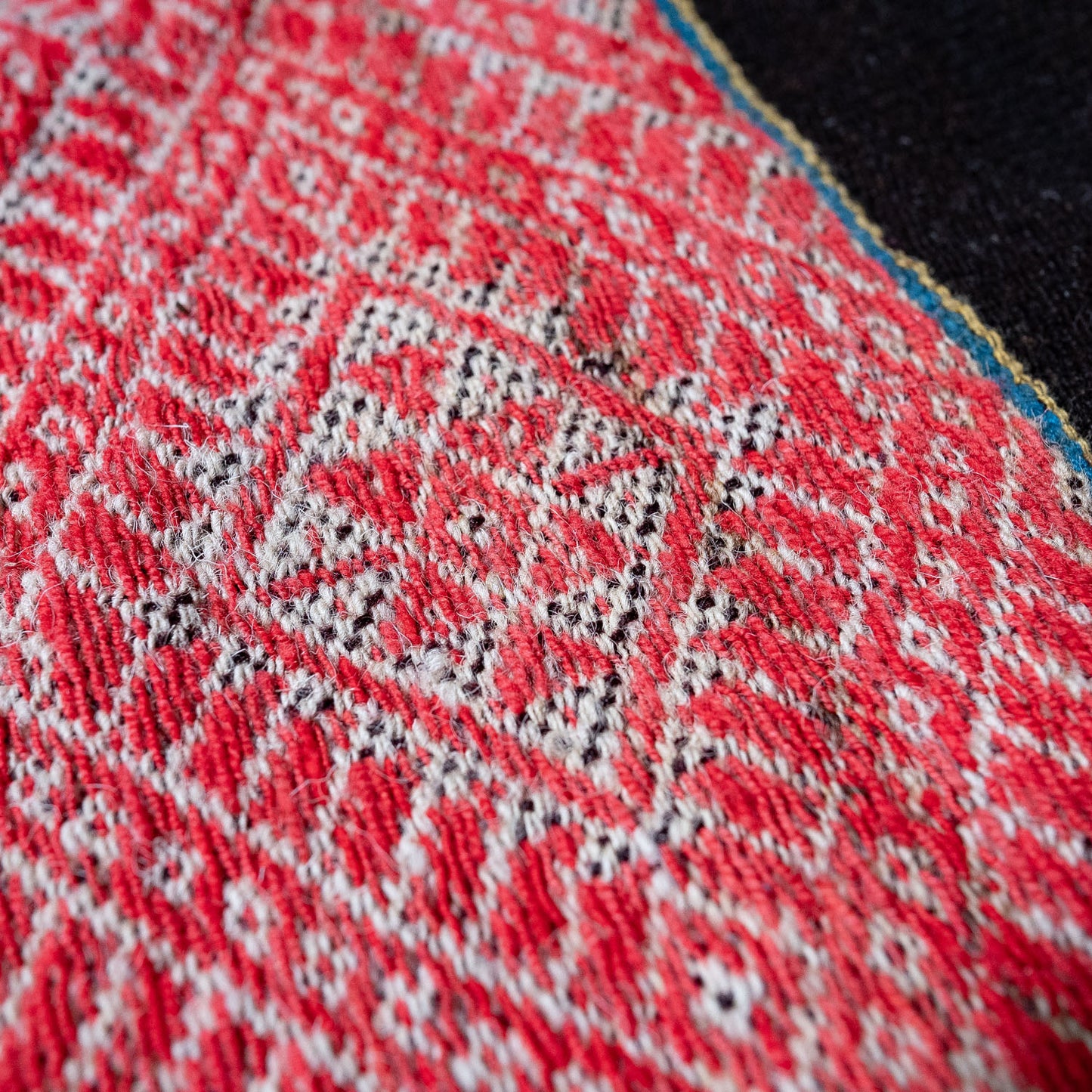 复古蝠鲼布|手工编织布