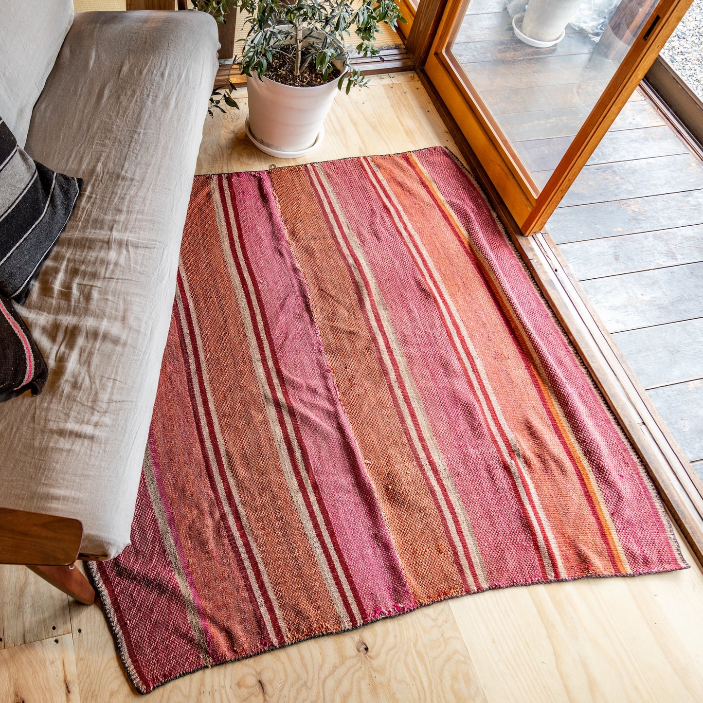 复古蝠鲼布|手工编织布