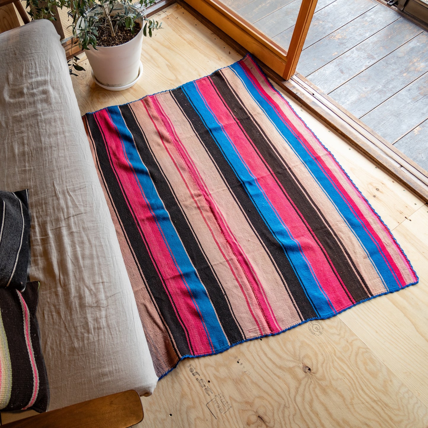 复古蝠鲼布|手工编织布