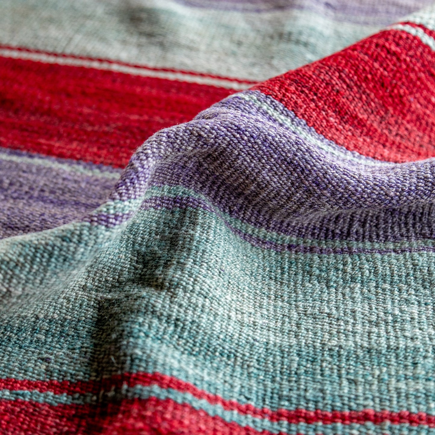 复古蝠鲼布|手工编织布