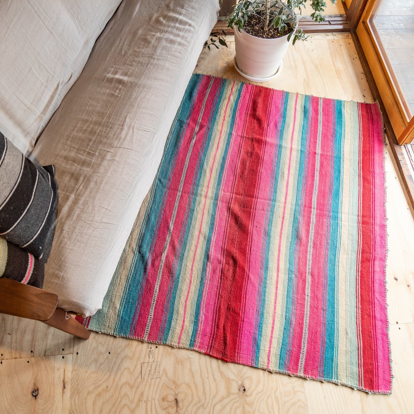 复古蝠鲼布|手工编织布