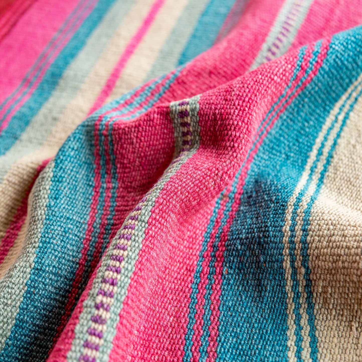 复古蝠鲼布|手工编织布