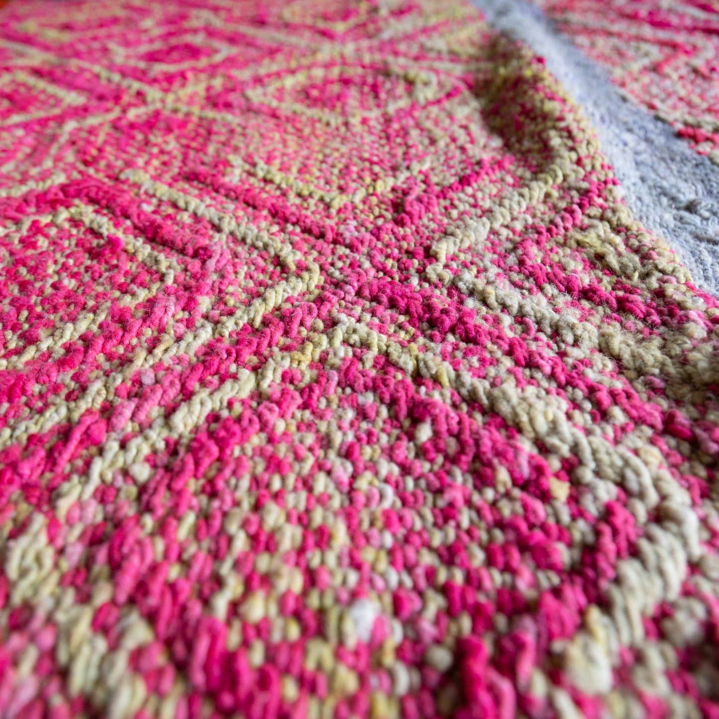 复古蝠鲼布|手工编织布