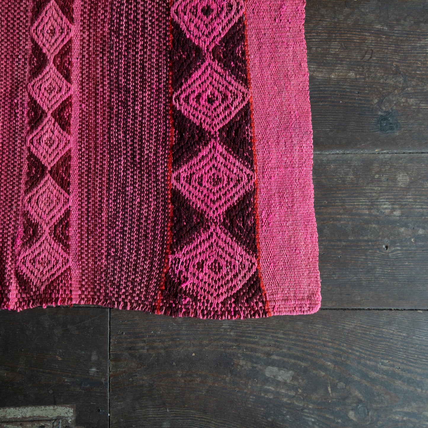 复古蝠鲼布|手工编织布