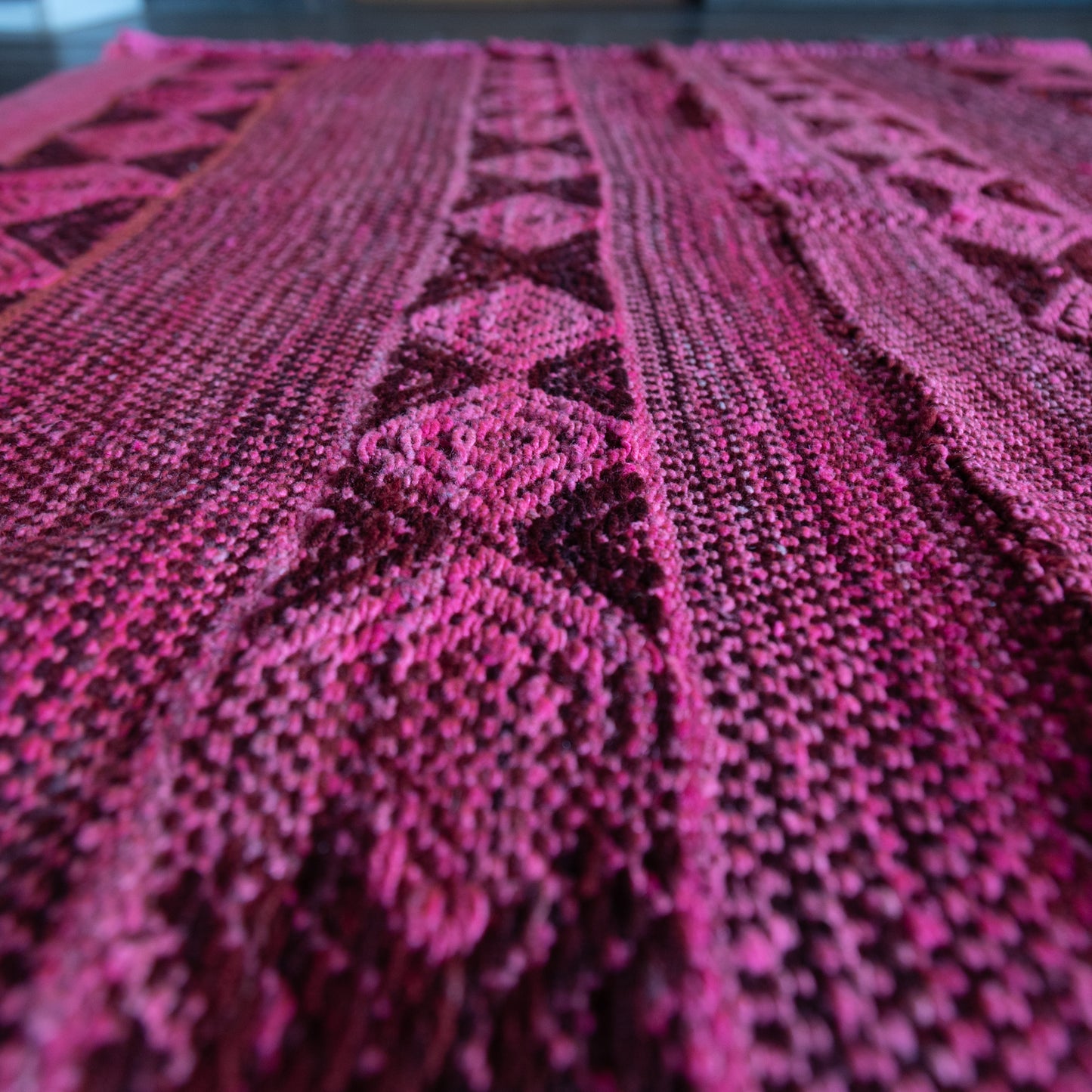 复古蝠鲼布|手工编织布