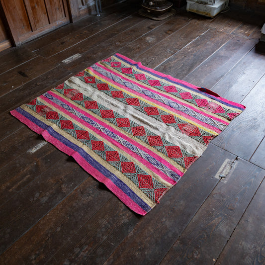 复古蝠鲼布|手工编织布