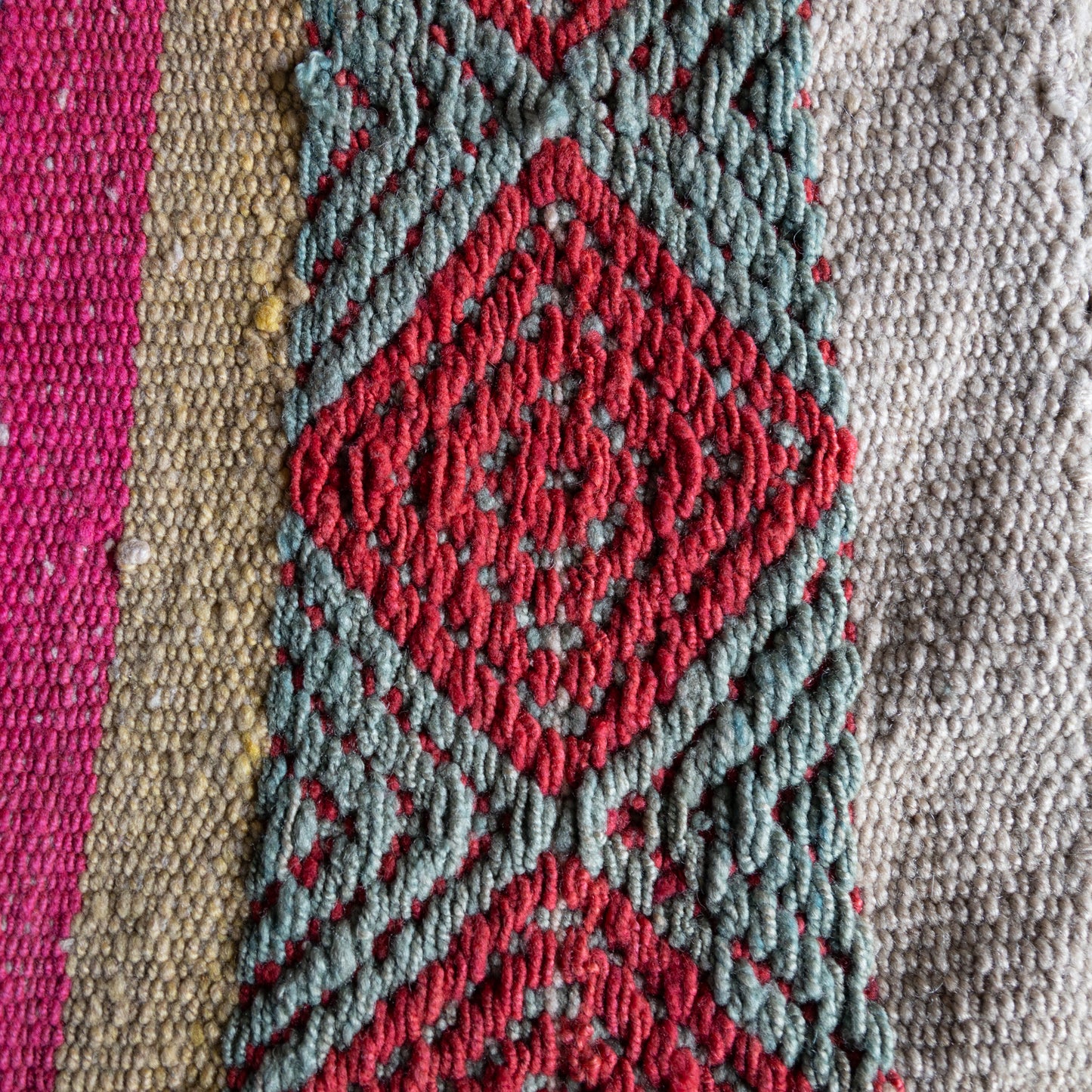 复古蝠鲼布|手工编织布