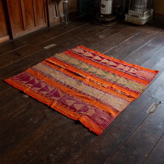 复古蝠鲼布|手工编织布