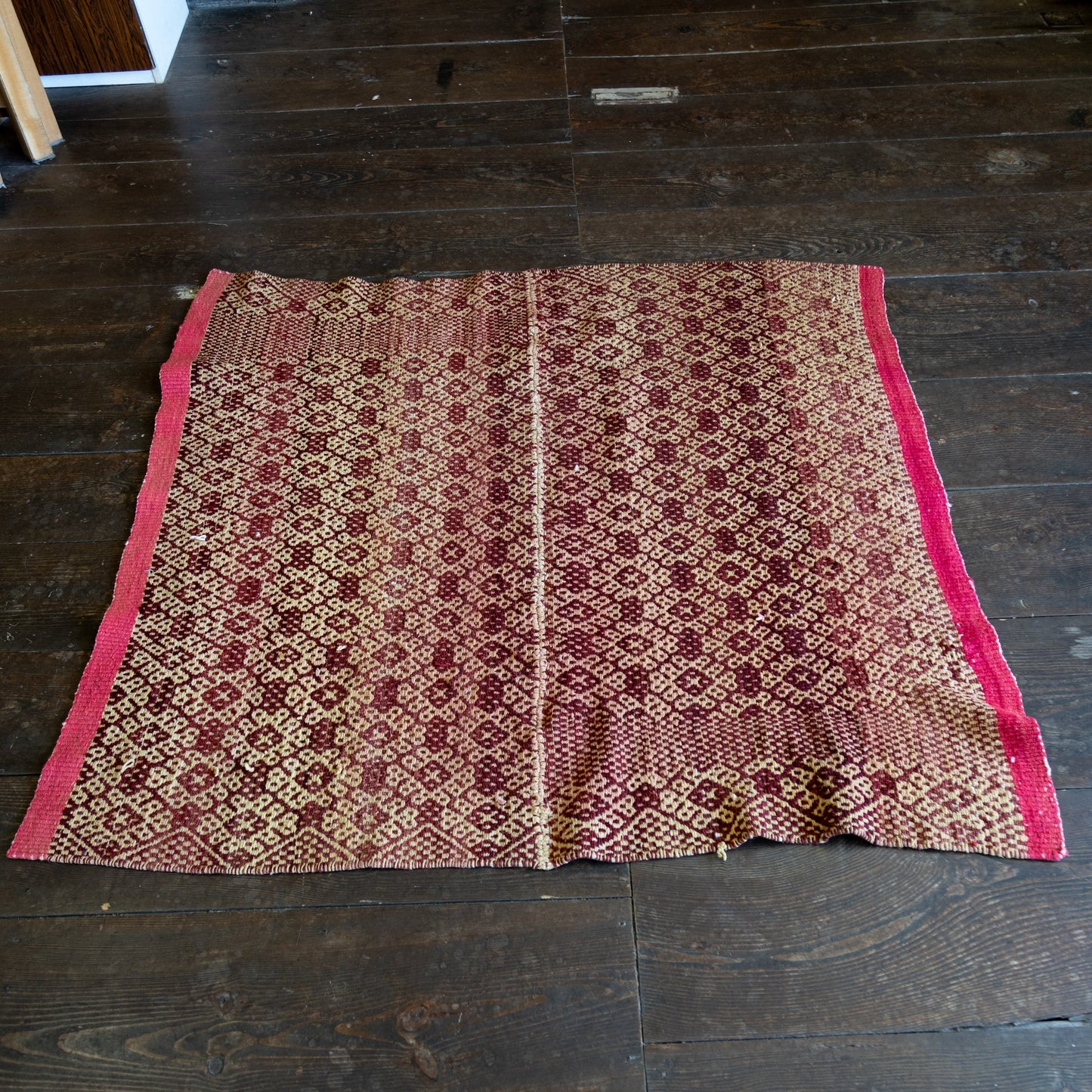 复古蝠鲼布|手工编织布