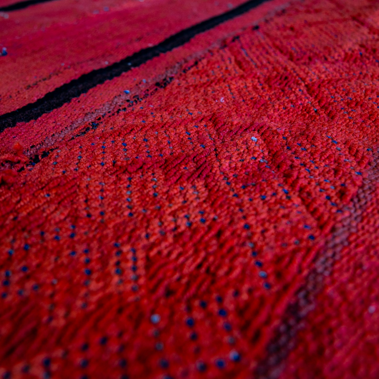 复古蝠鲼布|手工编织布