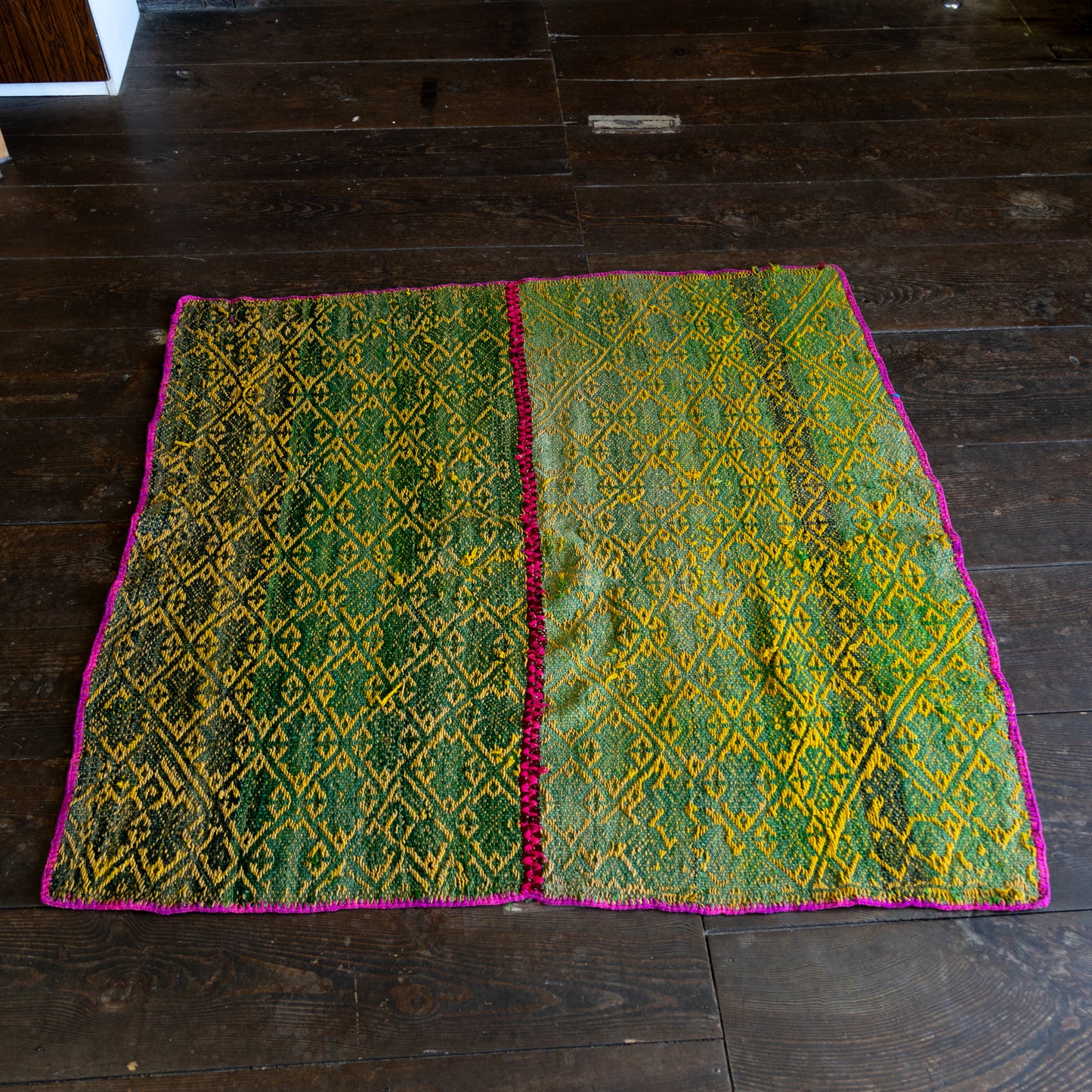 复古蝠鲼布|手工编织布