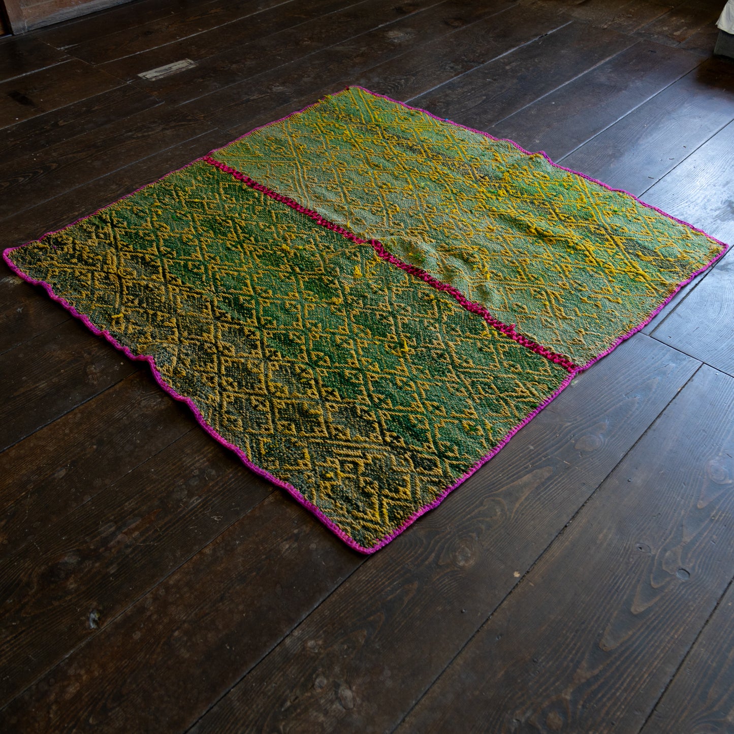 复古蝠鲼布|手工编织布