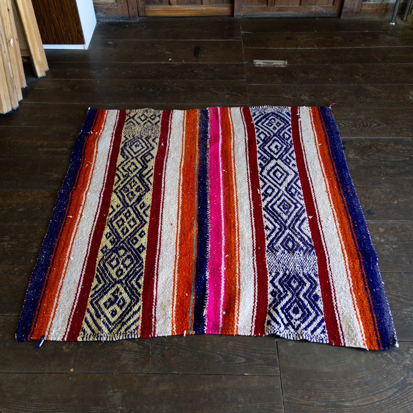 复古蝠鲼布|手工编织布