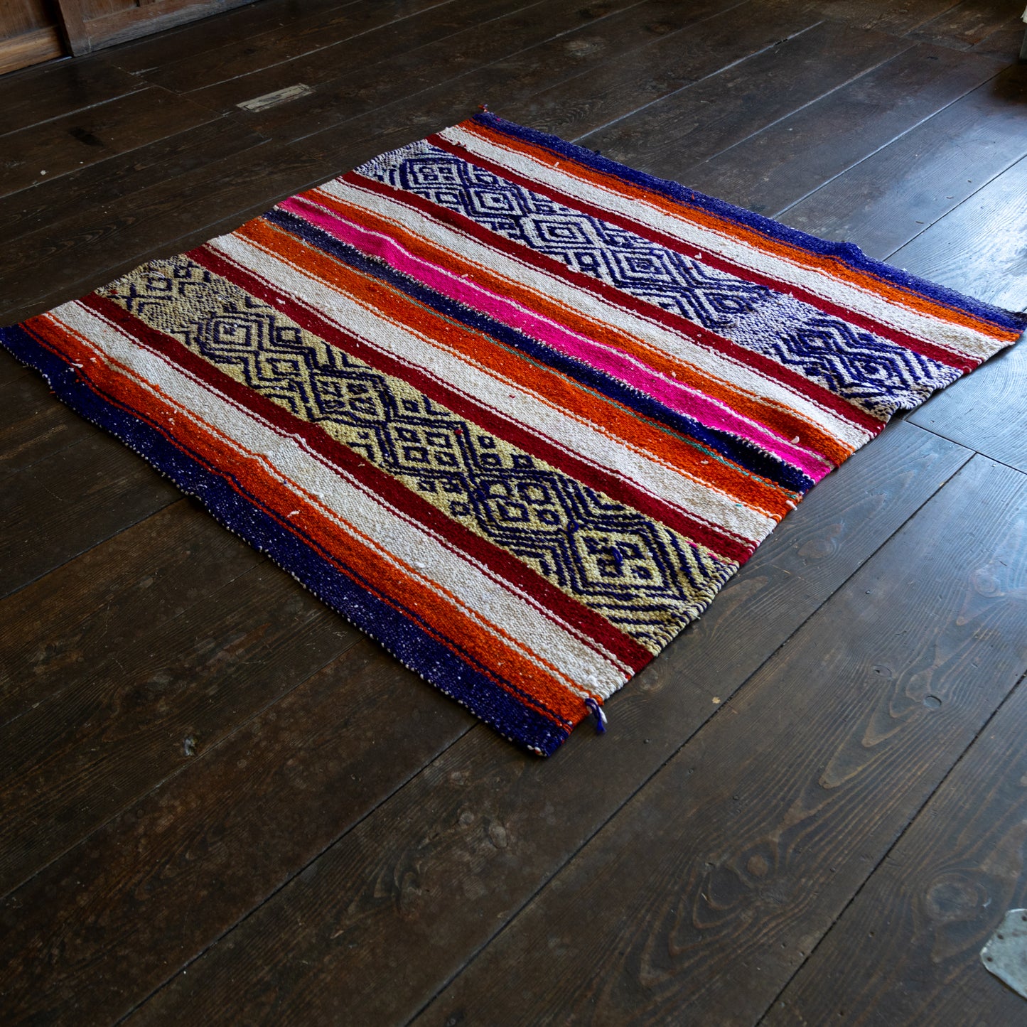 复古蝠鲼布|手工编织布