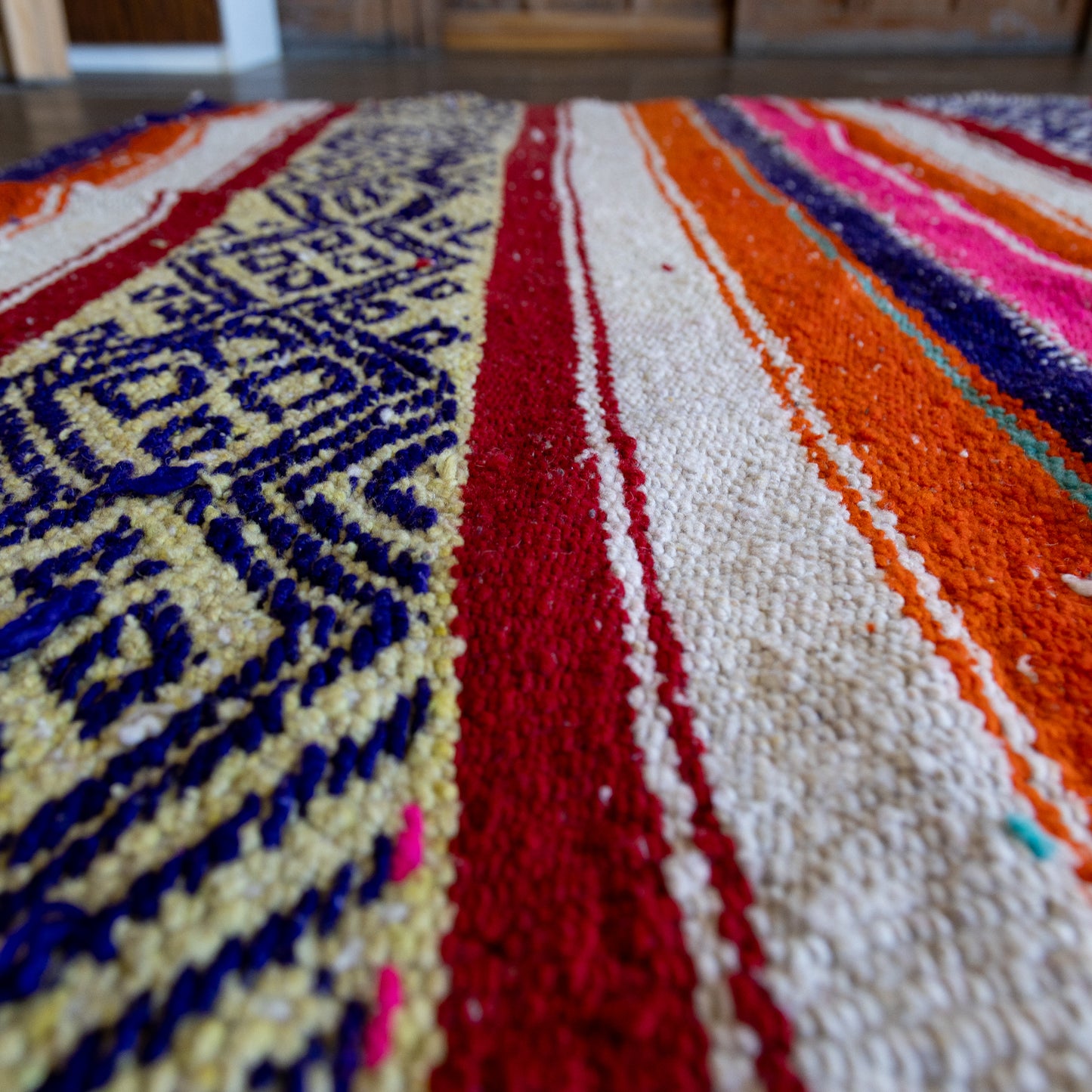 复古蝠鲼布|手工编织布