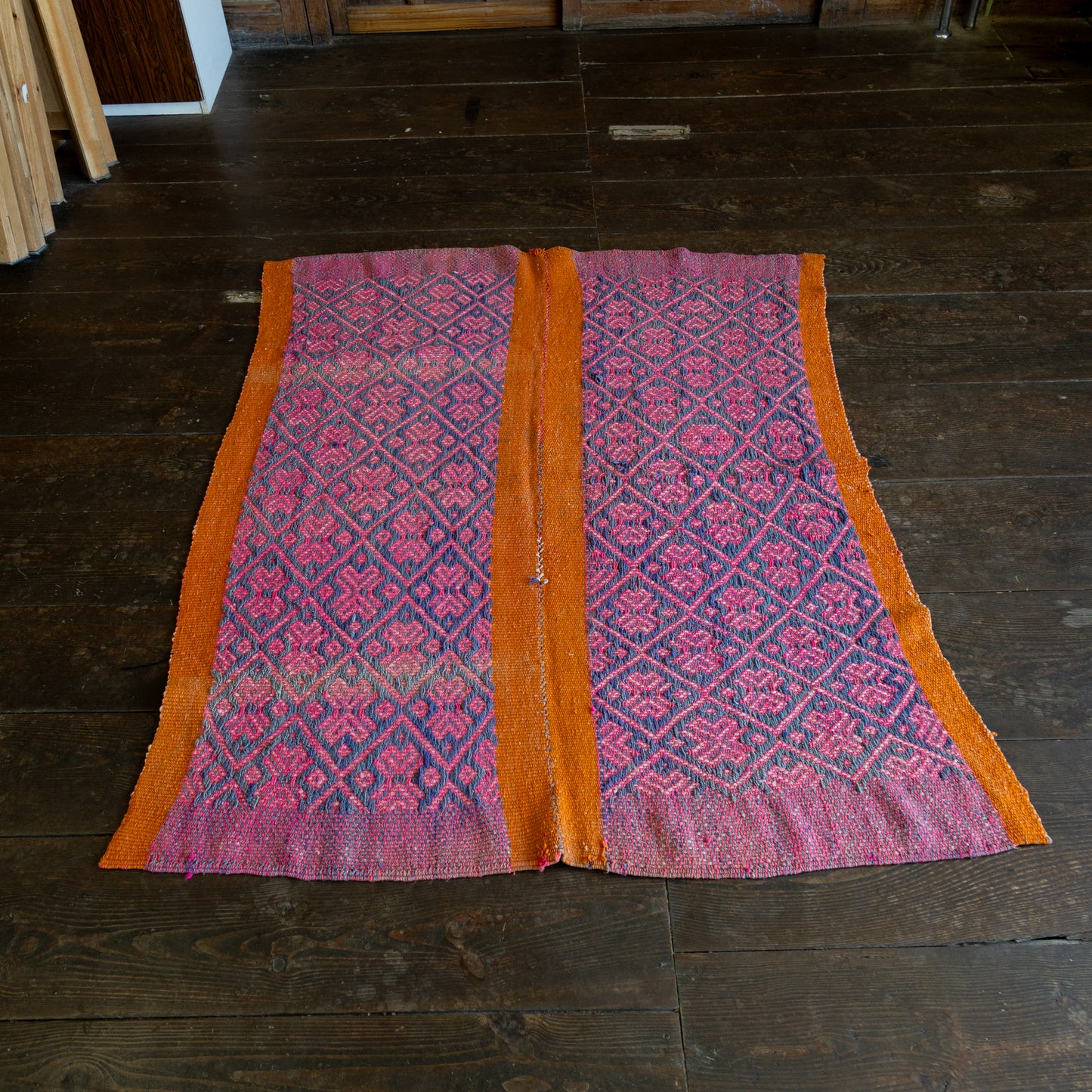 复古蝠鲼布|手工编织布