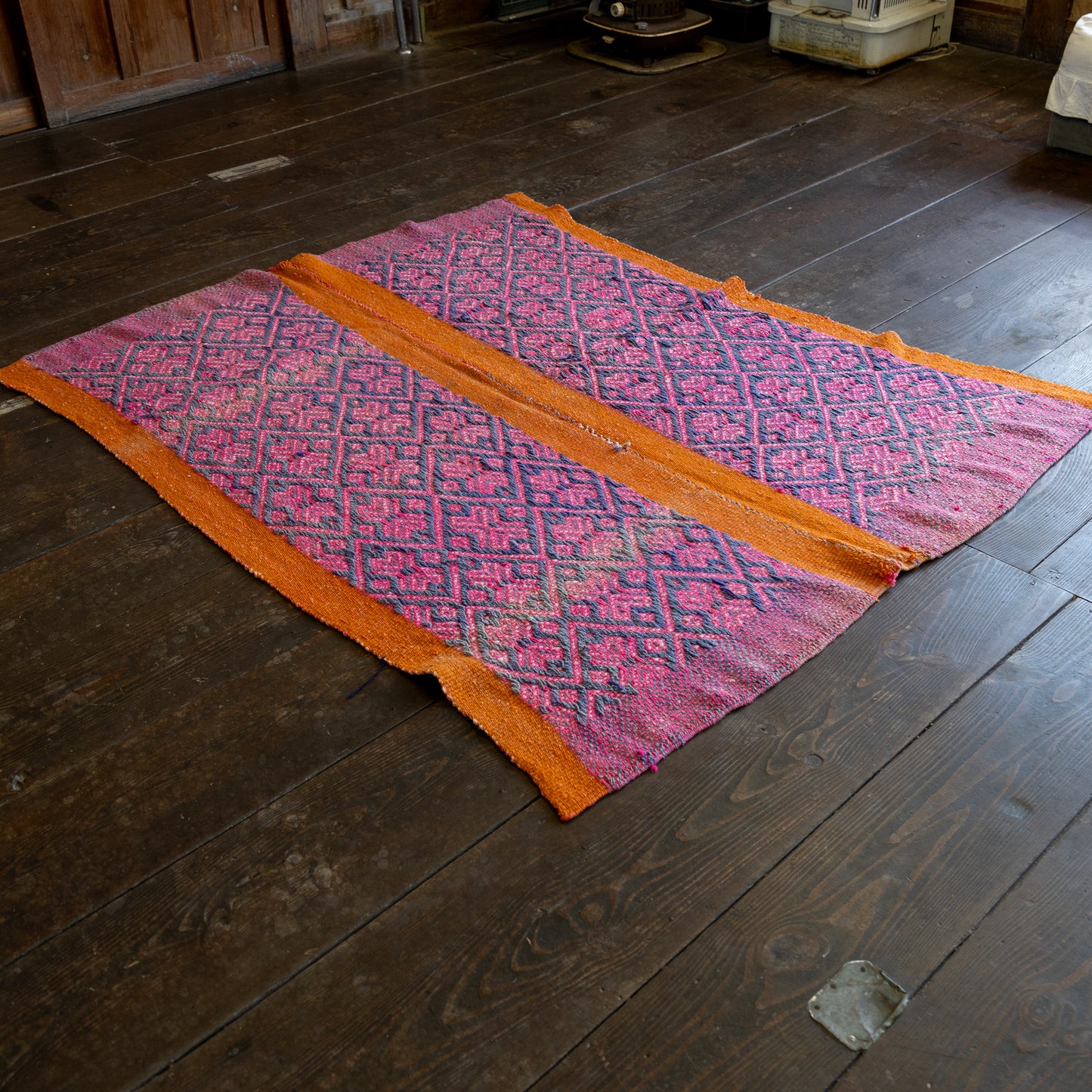 复古蝠鲼布|手工编织布