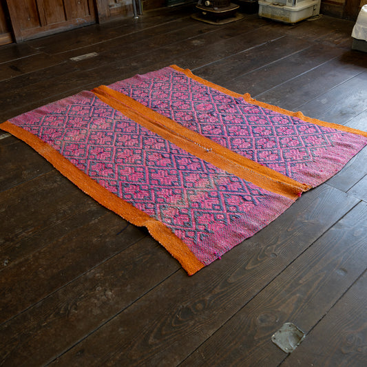 复古蝠鲼布|手工编织布