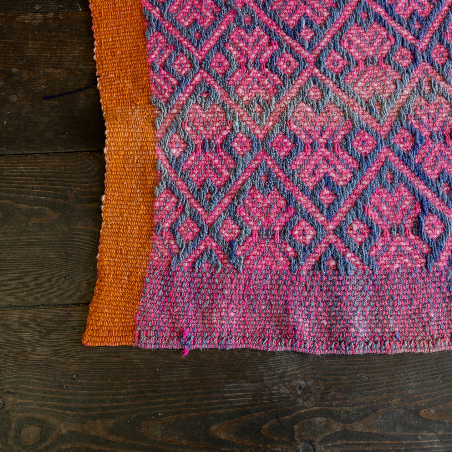 复古蝠鲼布|手工编织布