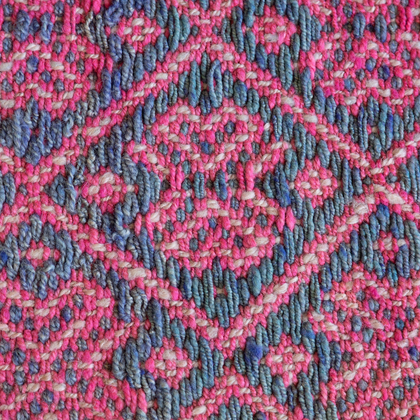 复古蝠鲼布|手工编织布