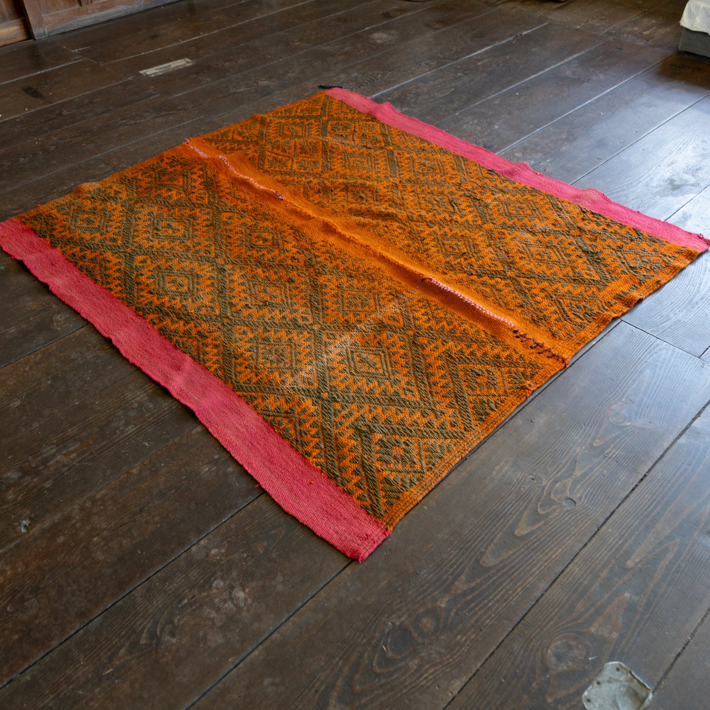 复古蝠鲼布|手工编织布