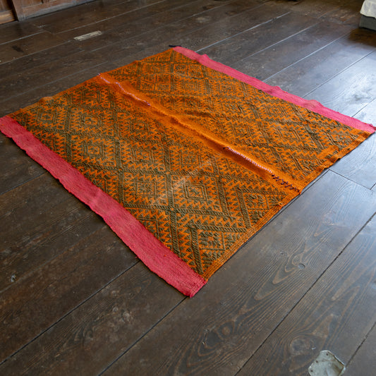 复古蝠鲼布|手工编织布