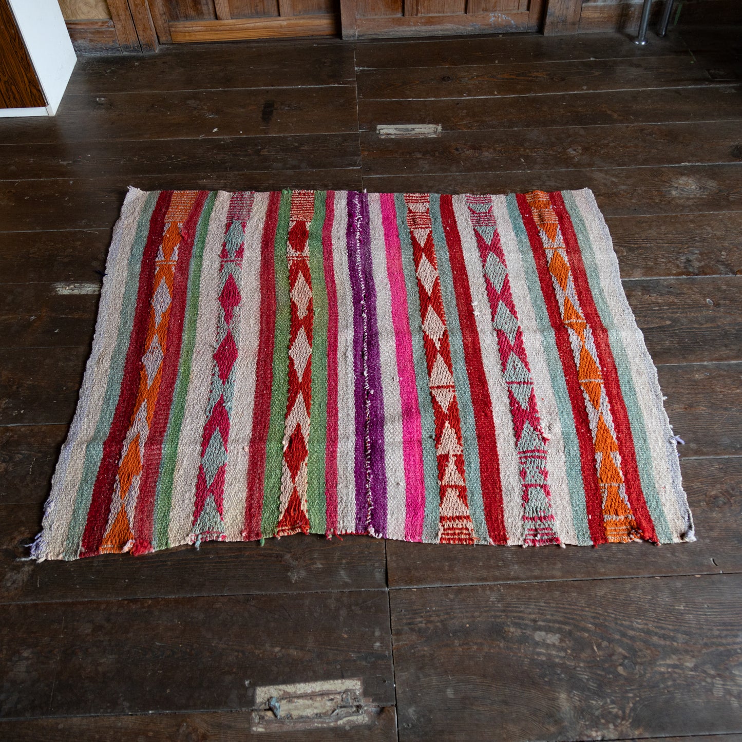 复古蝠鲼布|手工编织布