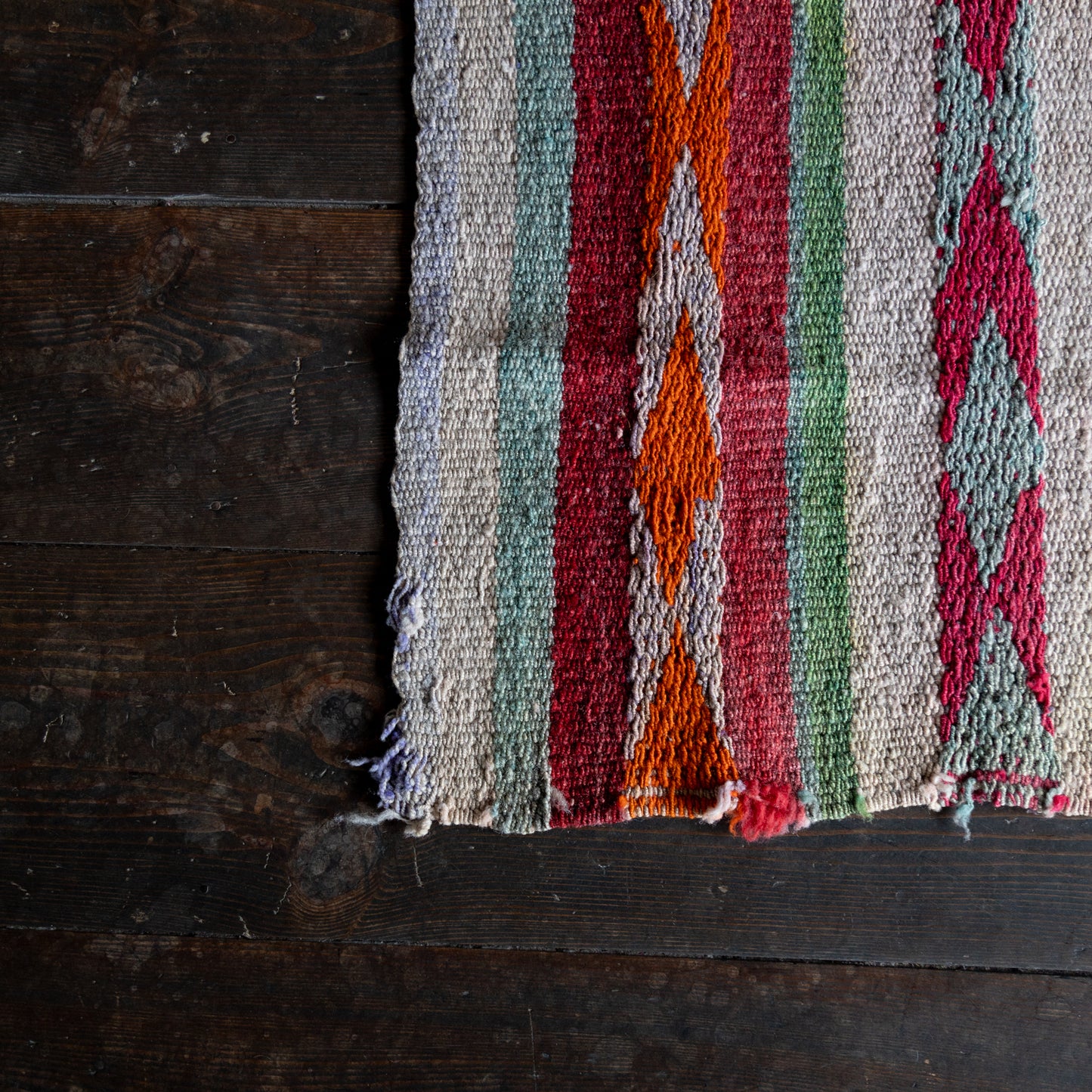 复古蝠鲼布|手工编织布