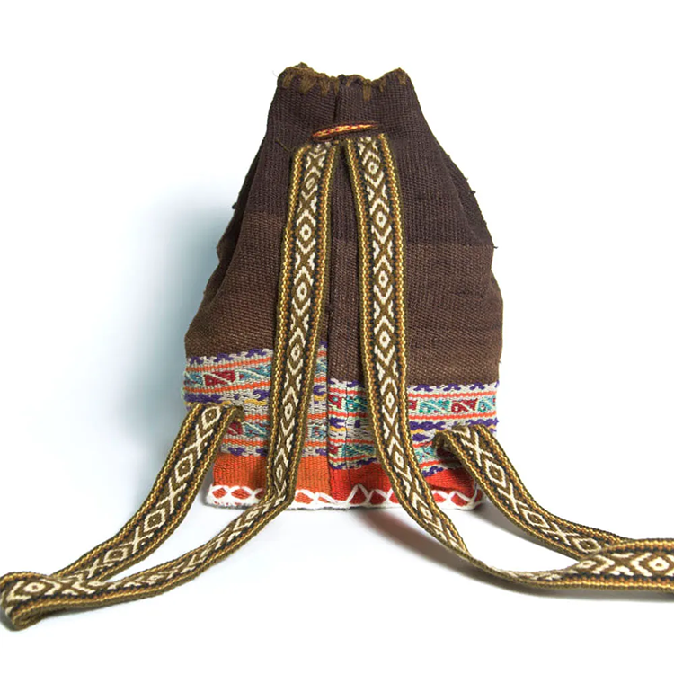 秘鲁复古蝠鲼布背包