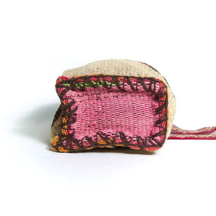 秘鲁复古蝠鲼布单肩包(L)