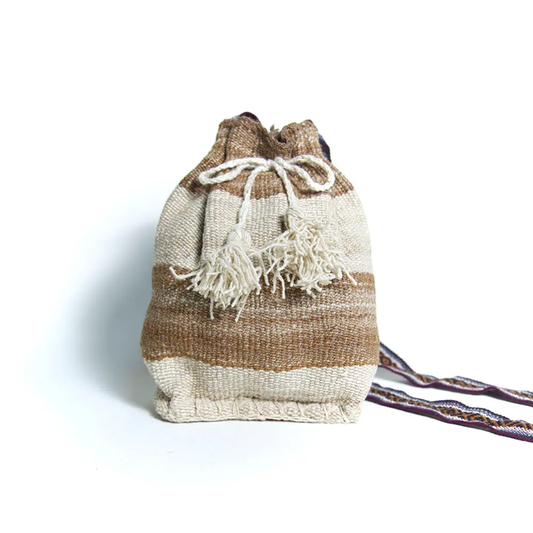 秘鲁复古蝠鲼布单肩包(L)