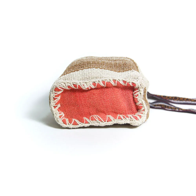 秘鲁复古蝠鲼布单肩包(L)