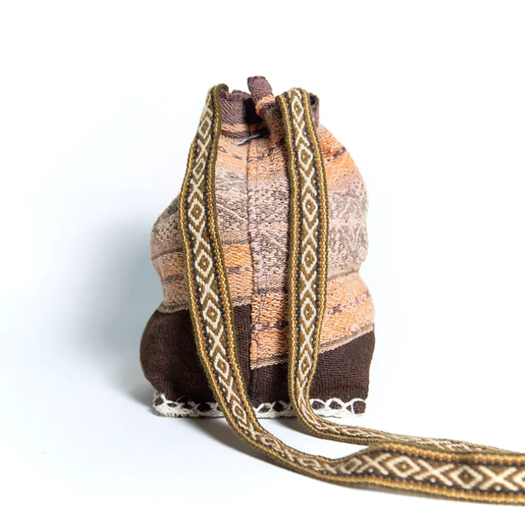 秘鲁复古蝠鲼布单肩包(M)