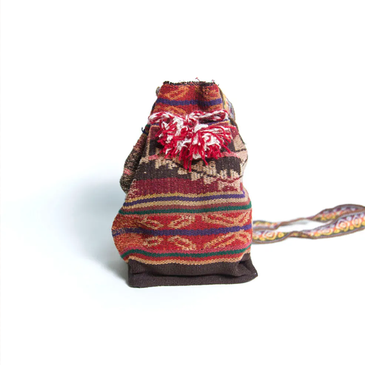 秘鲁复古蝠鲼布单肩包(M)