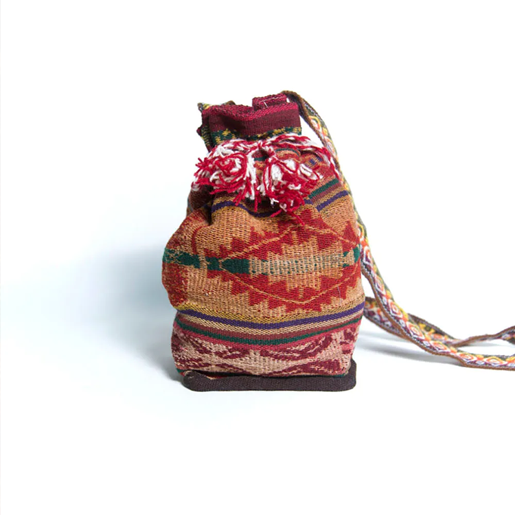 秘鲁复古蝠鲼布单肩包(M)