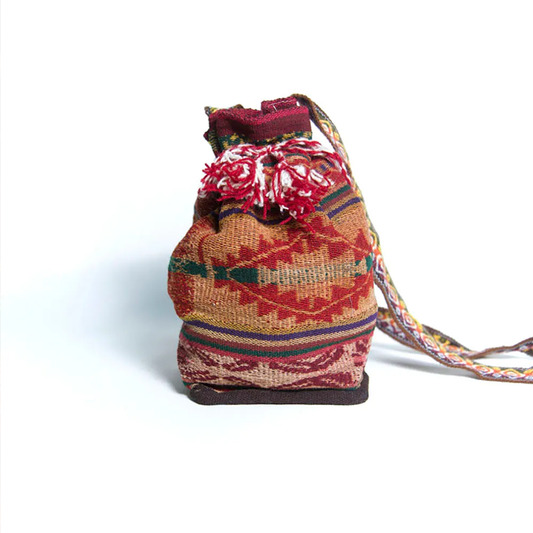 秘鲁复古蝠鲼布单肩包(M)